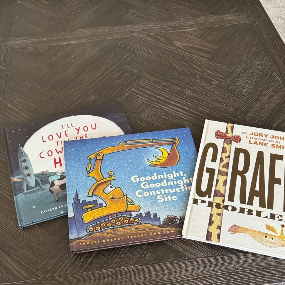 Kids Storytime Book Bundle | Construction Site Giraffe Problems Children’s Books